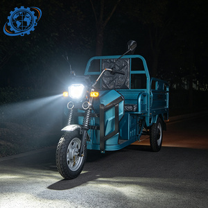 Tricycle électrique à trois roues, boîte de chargement ouverte, directement de l'usine, pour la livraison de marchandises agricoles - Product Image 6