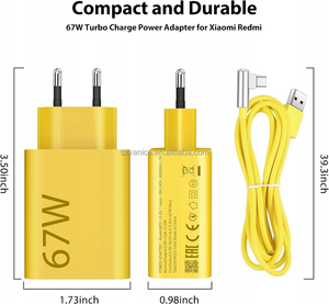 Originale US EU 67w Turbo caricatore da 67watt caricatore veloce con 90 gradi cavo Usb C 6A per <span class=keywords><strong>Xiaomi</strong></span> <span class=keywords><strong>Redmi</strong></span> 11pro Mix <span class=keywords><strong>K40</strong></span> K50 Note10 <span class=keywords><strong>Pro</strong></span> - Product Image 6