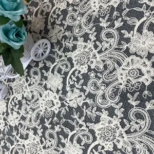 Decorazione floreale fai da te Jenny Textile Tie Dyed Cotton Material Organza curdo Clothes Fabric for Dress