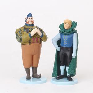 Set di 10 Statuette Personalizzate OEM di <span class=keywords><strong>Anna</strong></span> ed <span class=keywords><strong>Elsa</strong></span>, Personaggi dei <span class=keywords><strong>Cartoni</strong></span> <span class=keywords><strong>Animati</strong></span>, Modelli in PVC Ecologico per Bambini - Product Image 3