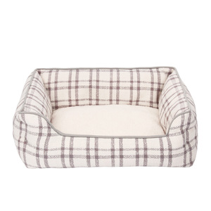 Cama para Perro Chongdongyuan, Rectangular, Gris a Cuadros, Cama de Invierno para Perros Pequeños, para Teddy, Yorkshire Terrier, Teacup - Product Image 5