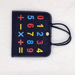 Vente en gros de produits recyclés personnalisés Tout-petits aidant l'autisme Asperger calmant réconfortant Fidget couverture feutre occupé conseil sensoriel - Product Image 2