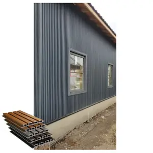 WPC fiber cement board exterior wall cladding other boards for office school siding
