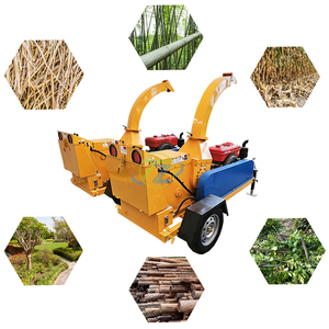 Mini Removable <strong>Mobile</strong> Wood Tree Log Bark Brach Chopping Rice Hay Straw Cutting <strong>Shredding</strong> Waste Wood Crusher Crushing Farm - Product Image 3