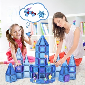 128PCS <span class=keywords><strong>Frozen</strong></span> Princess Castle Building Blocks STEM Juguetes educativos Bloques 3D para niños en edad preescolar - Product Image 6