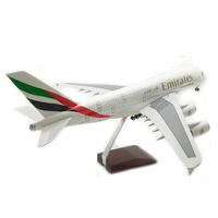 Modèle d'avion simulateur de vol Lijia Hobby autre matériau modèle 380 avec lumière LED et support d'affichage 46x50.5x15.5CM