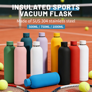 Botella de Agua Deportiva de Acero Inoxidable de Doble Pared con Aislamiento al Vacío y Boca Estrecha de 500ml 750ml 1000ml para Logotipo Personalizado - Product Image 6