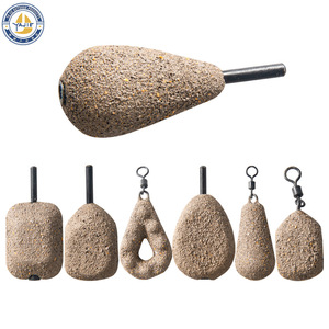 Plomos de pesca Yajie en forma de lágrima de 1.5OZ a 4OZ, peso de plomo para uso en río, duraderos y funcionales. - Product Image 5