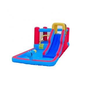 บ้านเป่าลมสำหรับเด็กเล่นเกมสำหรับเด็กในสวนน้ำแบบเป่าลมสไลเดอร์สวนแทรมโพลีนเด้งบ้านเป่าลมบ้านเด้งได้ - Product Image 4