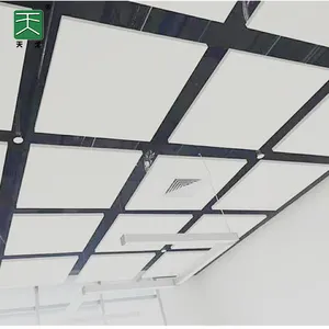 TianGe Factory NRC 0.8 Soundproof fiberglass mineral fiber ceiling acoustic panels design panel