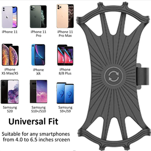 Support Téléphone Vélo en Silicone Universel YTGEE, Personnalisable et Flexible, Rotation à 360 Degrés, pour Guidon, Cyclisme et GPS - Product Image 4