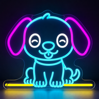 Enseigne néon 3D personnalisée pour animalerie, décoration murale LED néon personnalisée pour clinique vétérinaire et hôpital vétérinaire
