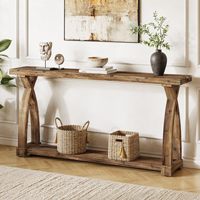 Meubles en bois massif recyclé Meubles en bois rustique Salon vintage Table console en bois massif