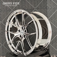 GRAYFOX Jantes forgées personnalisées chromées 5x120 5x112 5x114.3 18 19 20 21 pouces pour BMW X5 M Audi Mercedes Benz AMG Porsche Model 3