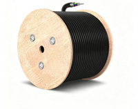 Câble à fibre optique professionnel 24 fibres G652D monomode blindé GYTA GYTS pour réseau maillant extérieur