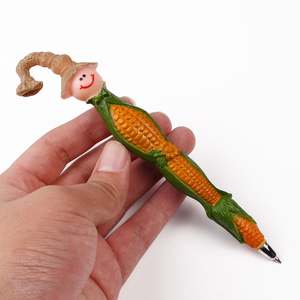 Bolígrafo con diseño de hoja de roble y adhesivo para nevera, bolígrafo de plástico de 1.0 mm con logotipo personalizable y ancho de escritura ajustable - Product Image 5