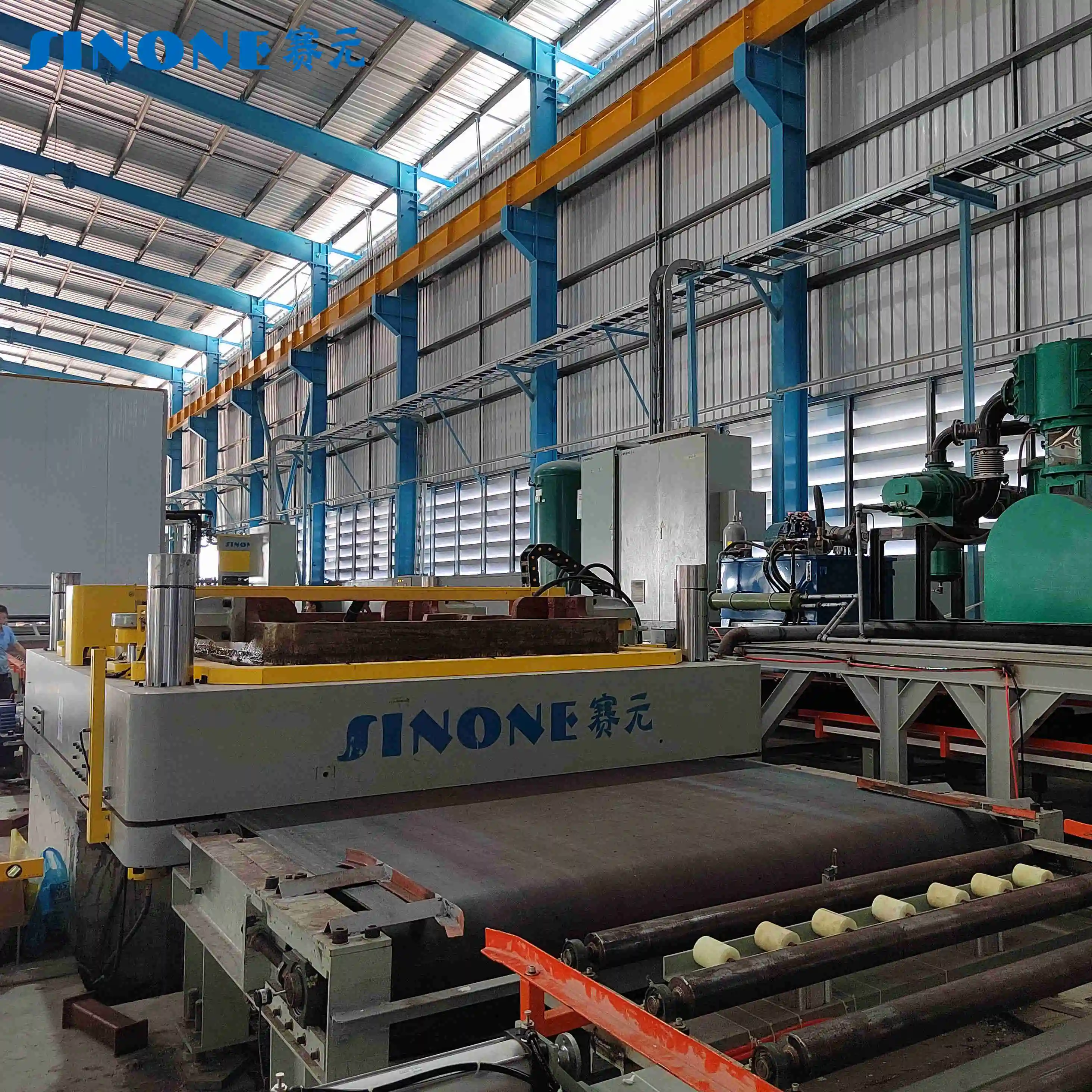 Artificial Quartz Stone Slab Making Machine Production Line Nano Glass Slab Making Machine