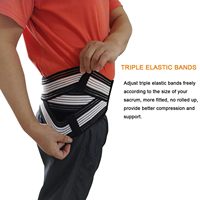 HKJD Sacro-iliaque SI Joint Hanche Ceinture Bas Du Dos Soutien Brace Ceinture De Soutien Pelvien Sciatique Pelvis Lombaire Hanche Soulagement De La Douleur