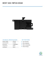 Módulo de Expansión de Salida Digital S-I-E 6ES7 222-1BF22-0XA8 EM222 Usado, Controlador de Programación PLC Inteligente para Automatización Industrial