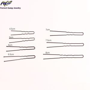 थोक कारखाने में यू-आकार के बालों के सामान, ब्राडल बन निर्माता और पार्टियों के लिए छोटे धातु के हेयरपिन - Product Image 4