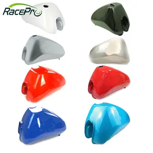 RACEPRO-Tanque de combustible para motocicleta, tanque de gasolina de acero, rojo, azul, naranja, blanco, plateado, verde, para Simson MZ ETZ251 ETZ301 ETZ 125 150