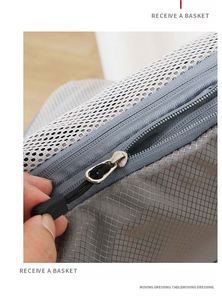 New Design 6 Pcs Sets Portable Compression Packing Cubes Travel <b>Storage</b> Bag for <b>Suitcase</b> - Product Image 4