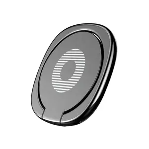 עמיד למים מתכת טבעת 360 גמיש טלפון סלולרי מחזיק עבור טלפון נייד Smartphone עבור מגנטי רכב הר סטנד Bracket Stand