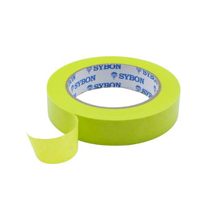 Ruban de masquage Grunes, 0,7 pouce x 60 yards, sans adhésif, résistant à la chaleur, pour peintures automobiles et surfaces multiples - Product Image 2