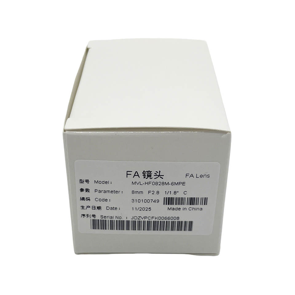 Best Quality MVL-HF0828M-6MPE HF-E Series 6MP Industrial FA Fixed Focus Lens C Mount 8mm Focal Length F2.8-F16 Manual Aperture 1