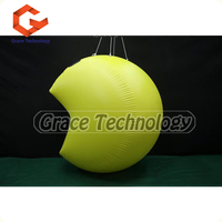 Ballon gonflable pacman géant pour décoration de plafond ballon gonflable pac-man publicitaire