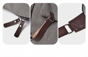 Muestra Gratuita de Bolsos de Cintura Elegantes, Riñonera Unisex de Lona Impermeable, Personalizada y a la Moda - Product Image 5