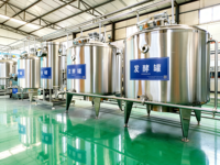 Cuve de Fermentation Industrielle en Acier Inoxydable 304/316L, Bioréacteur à Double Enveloppe pour la Production Alimentaire et de Boissons, Acier Inoxydable Sanitaire
