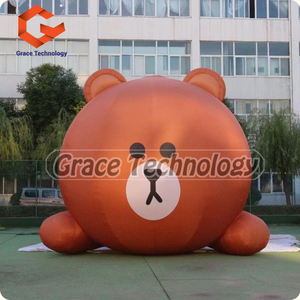 Gigantische Decoratie Opblaasbare <span class=keywords><strong>Panda</strong></span>, Opblaasbare <span class=keywords><strong>Panda</strong></span> Cartoon Mascotte Ballon Voor Buitenreclame Voor Evenementen - Product Image 4
