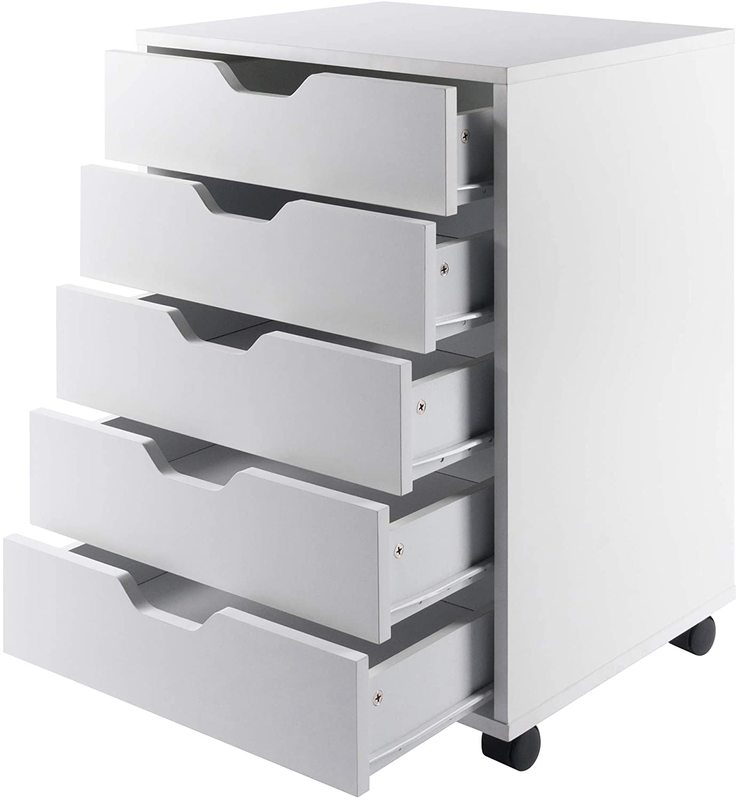 White Drawer Unit on Casters 5