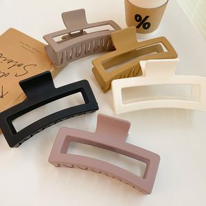 กิ๊บหนีบผมทรงสี่เหลี่ยมขนาดใหญ่ 13 ซม. สไตล์ยุโรป สีเข้มด้าน 5 นิ้ว สำหรับผู้หญิงและเด็กผู้หญิงผมยาวและหนา - Product Image 2