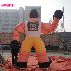 Custom <strong>Giant</strong> Inflatable Muscle Man Mascot, <strong>Bodybuilder</strong> Prop, Fitness Figures Balloon - Product Image 5