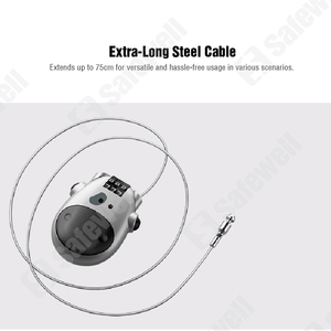 2025 nóng bán xách tay có thể thu vào cáp khóa/du lịch an ninh dây thép khóa cho hành lý Ba lô - Product Image 3