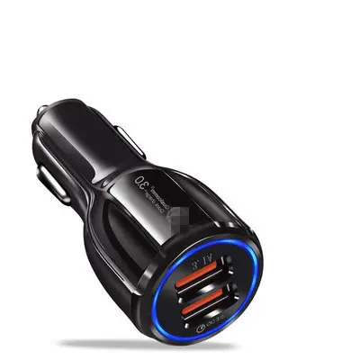 QC3.0 Car Charger For Mobile Phone Dual USB Car Charger quick charge 3.0 Fast Charging Adapter Mini car Phone USB Charger