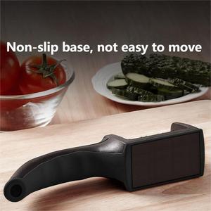 Aiguiseur de couteaux de cuisine manuel Offre Spéciale en 3 étapes outil de <span class=keywords><strong>pierre</strong></span> à aiguiser en plastique en acier au tungstène professionnel pour le rasage des couteaux - Product Image 3