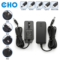 5V 2A Netzteil AC DC 10W Schaltnetzteil mit US/EU/UK/AU-Stecker für Router LED-Streifen CCTV - Typ-C & Micro USB