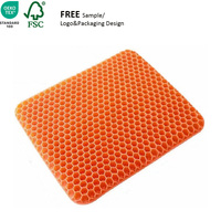 Coussin de siège ergonomique orthopédique personnalisable pour chaise de bureau, en TPE, soulageant la pression, rafraîchissant et écologique