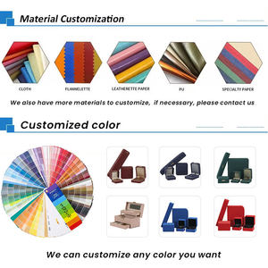 Estuche para Joyas en Oferta, Caja de Almacenamiento de Cuero para Viaje, Cajas de Exhibición para Collares, Organizadores de Joyas de Terciopelo en Stock - Product Image 4