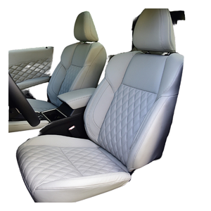 Fundas de Asiento de Coche Hechas a Medida Motoptes, Juego Completo de 3 Filas y 6-8 Asientos, Cuero de Lujo, Aptas para <span class=keywords><strong>Mitsubishi</strong></span> <span class=keywords><strong>Outlander</strong></span>, 1 Año de Garantía - Product Image 1