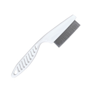 Peigne anti-puces et poux pour animaux <span class=keywords><strong>de</strong></span> compagnie, en acier inoxydable, à dents fines, pour le toilettage, élimine les poils lâches et les tiques, outil <span class=keywords><strong>de</strong></span> nettoyage pour chiens et chats - Product Image 5