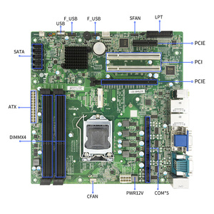 JWIPC H81 <span class=keywords><strong>32GB</strong></span> Intel LGA1150 <span class=keywords><strong>DDR3</strong></span> 5SATA/2GbE/10USB/6COM/2PCI/2PCIe Motherboard Industri Tertanam Mikro ATX Industri - Product Image 3
