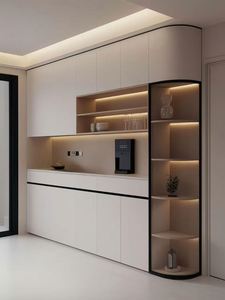 Custom Modern Sideboard <b>Cabinet</b> with Multi-Functional Storage Water Resistant Eco-Friendly Easy to Clean Design - Product Image 3