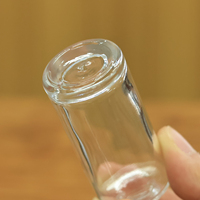 Flacon de parfum en verre cylindrique givré personnalisé de 35 ml, 50 ml, 100 ml, avec bouchon en plastique, impression de logo en sérigraphie, pulvérisateur à pompe, atomiseur personnalisé