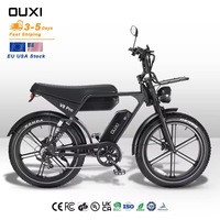 Vélo électrique à pneus larges FLM V8 Pro 24 pouces, 48V 250W, frein hydraulique, pour adultes, entrepôt étranger