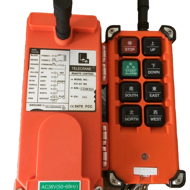 F21-E1 Wireless Remote Control for Mobile Crane Remote Control for Industrial Electric Hoist
