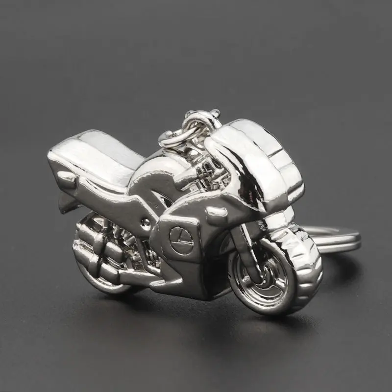 Factory Price 3D Motorcycle Car Keyring Cheap Motorbike Car Keychain